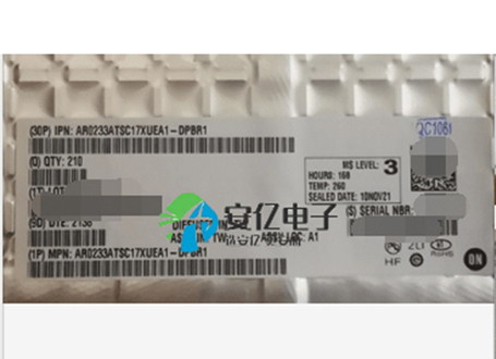 ON傳感器芯片AR0233ATSC17XUEA1-DPBR詳細參數介紹